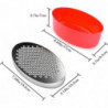 New- Bitterseni Cheese Disc, Bpa-free, Grater With Food Container And Lid, Suitable Gift