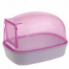 Durable Sand Bath Container Plastic Toilet Easy to Clean for Small Pet Animals