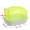 Durable Sand Bath Container Plastic Toilet Easy to Clean for Small Pet Animals
