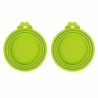 Silicone Dog Cat Canned Lid Pet Food Cover Storage Fresh-keeping Lids Pet Food Cans Lids A