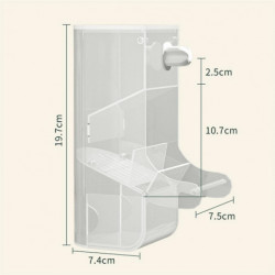 Mangeoire pour perroquets Bol de nourriture pour oiseaux Récipient de nourriture pour perroquets Bol [...]