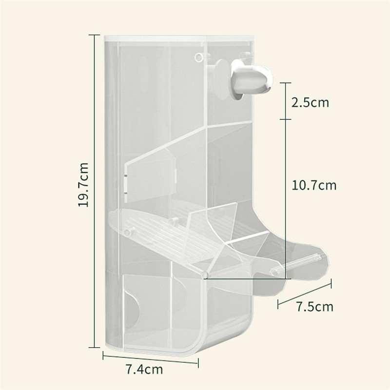 Mangeoire pour perroquets Bol de nourriture pour oiseaux Récipient de nourriture pour perroquets Bol [...]