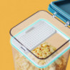 1pcs Plastic Food Container Sealing Storage Canister With Lid Cereal Containers Flour Tank For