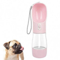 Bouteille d’eau pour chien, distributeur d’eau pour chien multifonctionnel et portable Bouteille d’eau pour chien, distributeur d’eau pour chien multifonctionnel et portable