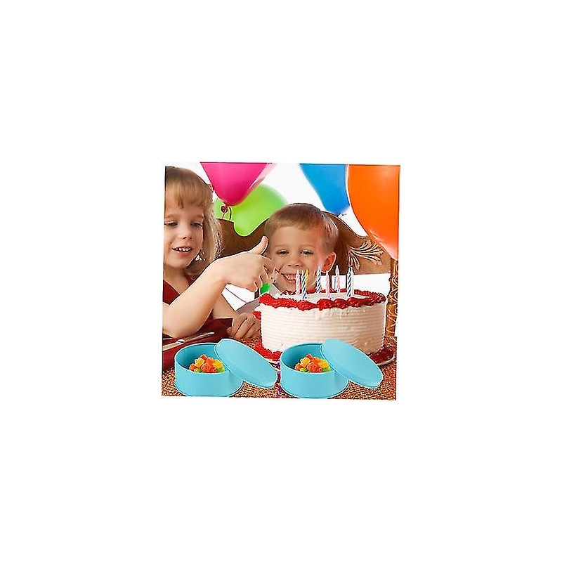 Crackers Cookies Biscuits Tin with Lid - 6pcs Storage Jar Sugar Case Sweet Container