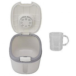 Airtight Rice Container Bug Proof Odorless with Clear Window, Gray (15kg33.1lb) Airtight Rice Container Bug Proof Odorless with Clear Window, Gray (15kg33.1lb)
