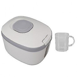 Airtight Rice Container Bug Proof Odorless with Clear Window, Gray (15kg33.1lb) Airtight Rice Container Bug Proof Odorless with Clear Window, Gray (15kg33.1lb)