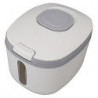 Airtight Rice Container Bug Proof Odorless with Clear Window, Gray (15kg33.1lb)