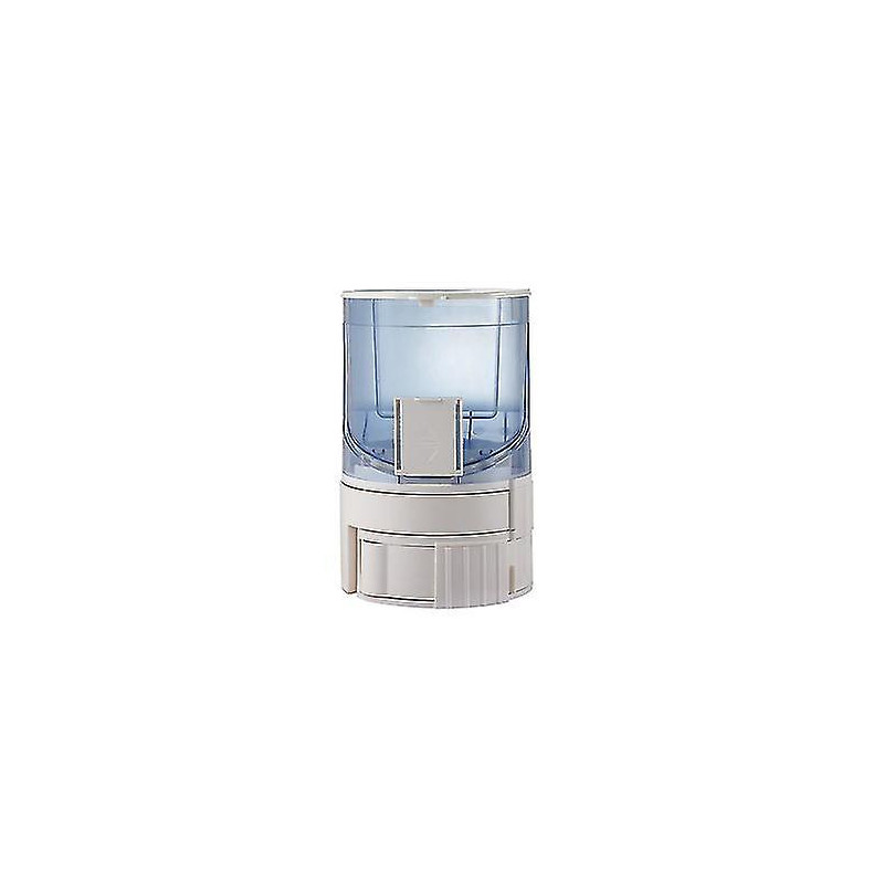 Large Capacity 2 in 1 Pet Water Food Dispenser for Puppy Dog - Translucent Blue