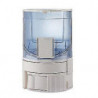 Large Capacity 2 in 1 Pet Water Food Dispenser for Puppy Dog - Translucent Blue