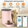 Automatic WiFi Cat Feeders, Timed Smart Pet Dry Food Dispenser with APP & Twist Lock Lid, Up to 10 Meals Per Day, [...]