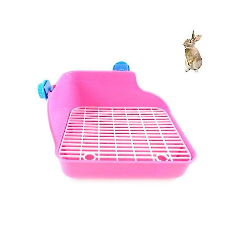 Bac d’entraînement à la litière pour animaux de compagnie propres pour lapin