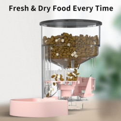 2set Automatic WiFi Cat Feeders, Timed Smart Pet Dry Food Dispenser with APP & Twist Lock Lid, Up to 10 Meals Per [...]