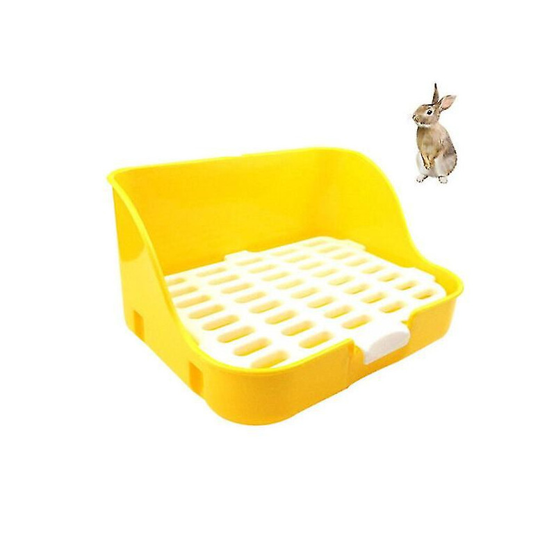 Bac d’entraînement à la litière pour animaux de compagnie propres pour lapin