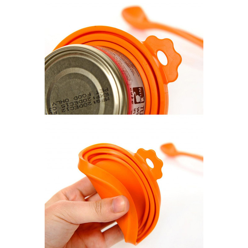 3 Pack Pet Food Can Can Covers Couvercles Universel Bpa Free & Lave-vaisselle / silicone Dog & cat Food Can Lid Covers