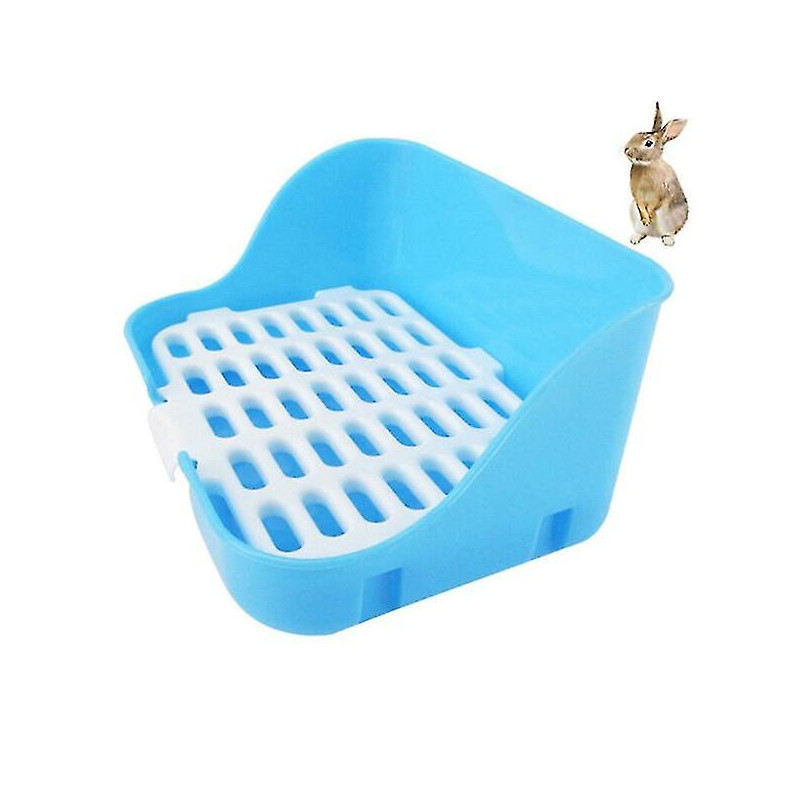 Bac d’entraînement à la litière pour animaux de compagnie propres pour lapin