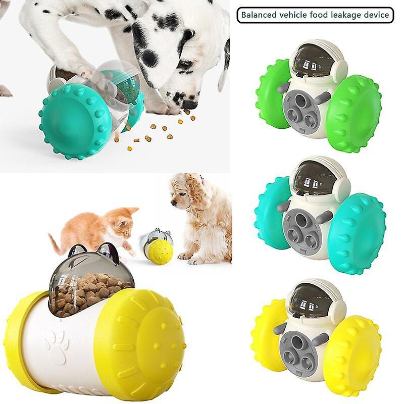 Dog Puzzle Toys Pet Food Interactive Tumbler Slow Feeder Funny Toy Food Treat Dispenser for Pet Dogs Cats Training [...]
