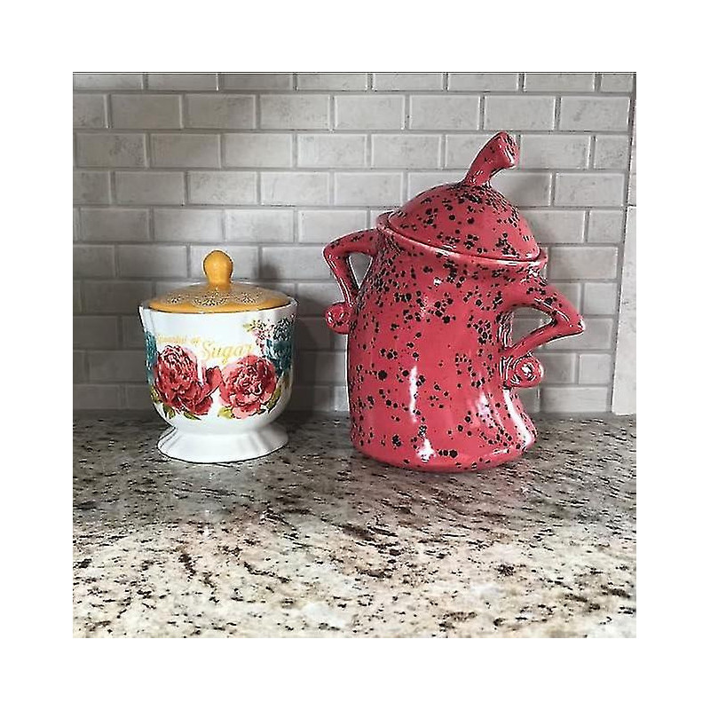 Bidon avec attitude, bonbon de conserve Sassy, joli pot de stockage de nourriture avec couvercle hermétique pour [...]