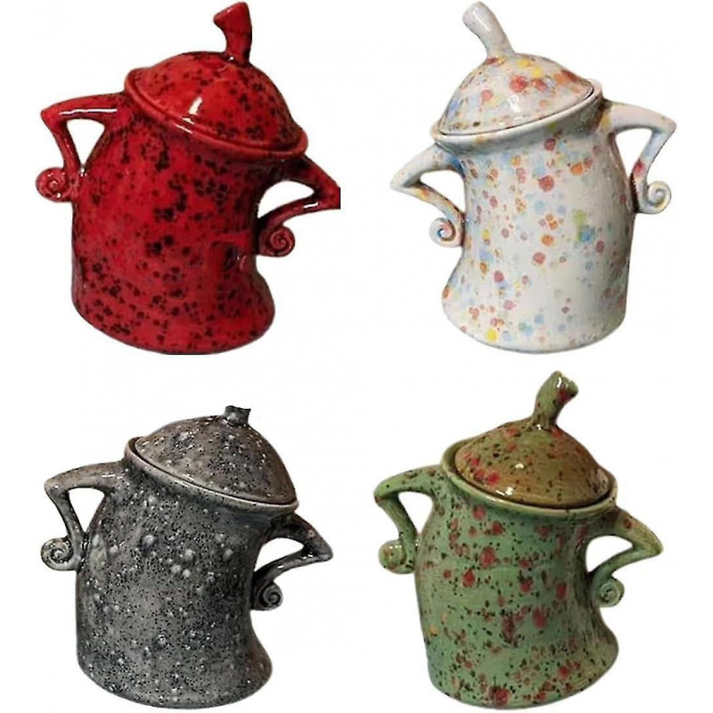 Bidon avec attitude, bonbon de conserve Sassy, joli pot de stockage de nourriture avec couvercle hermétique pour [...]