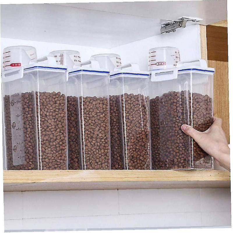 Dog Food Bucket Lightweight Pet Food Storage Box Dog Food Moisture-proof Storage Bucket Universal Storage Tank Pet [...]