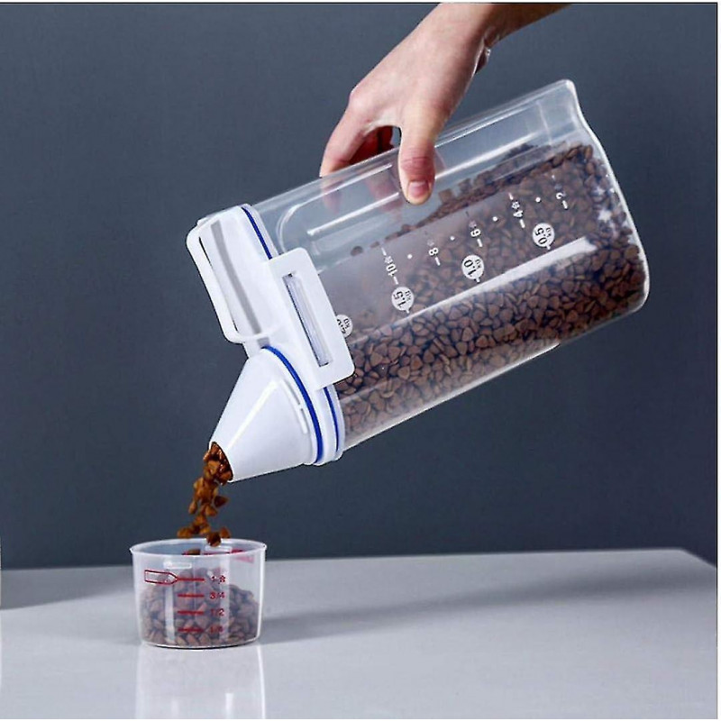 Dog Food Bucket Lightweight Pet Food Storage Box Dog Food Moisture-proof Storage Bucket Universal Storage Tank Pet [...]