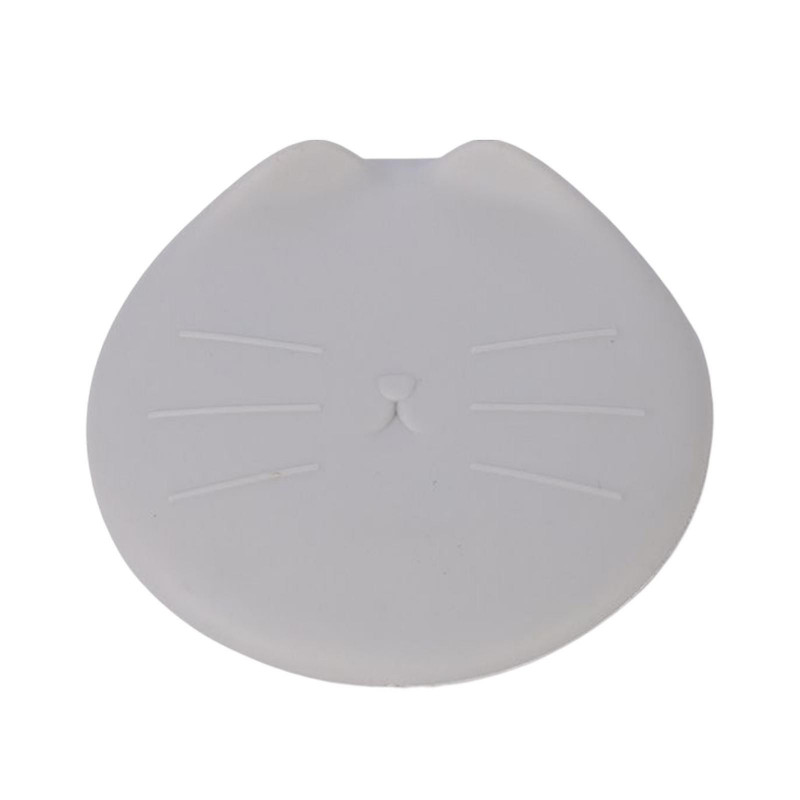 Universal Cat Canned Lid Storage Fresh Keeping Pet Food Can Covers Grey