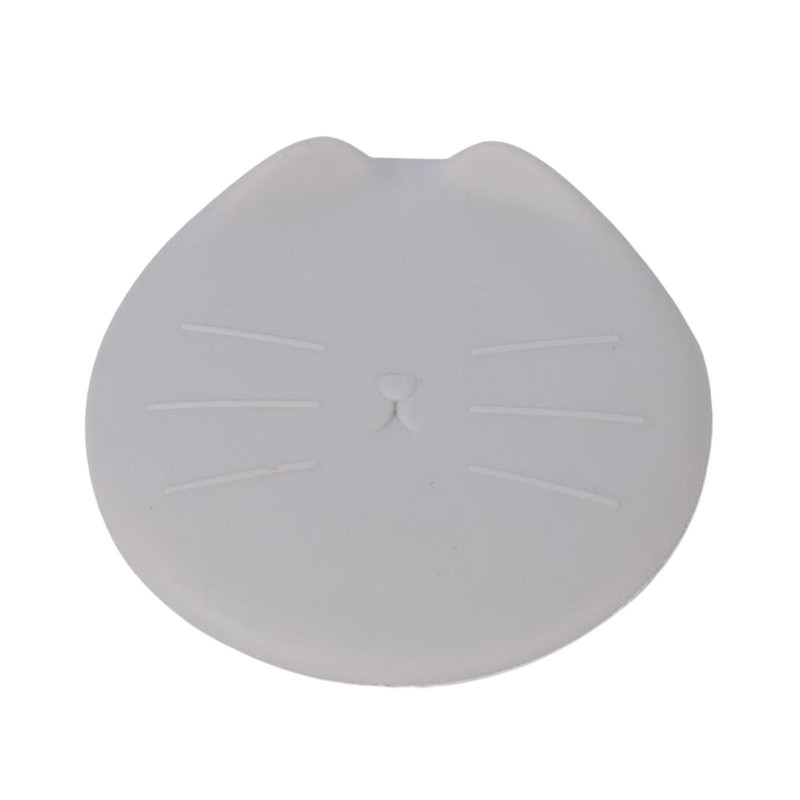 Universal Cat Canned Lid Storage Fresh Keeping Pet Food Can Covers Grey