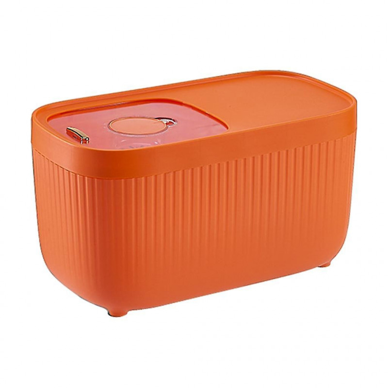 Storage Moisture-proof Leak-proof Beans Supplies Abs+pp+metal Home Small Orange