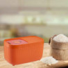 Storage Moisture-proof Leak-proof Beans Supplies Abs+pp+metal Home Small Orange