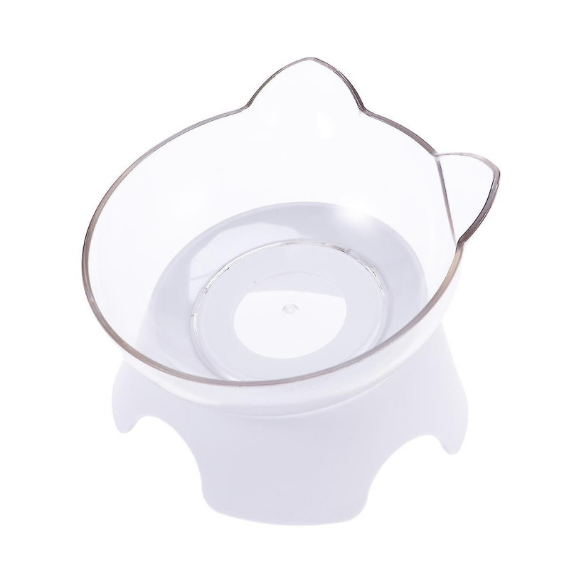Pet Bowl Cat Food Container Cat-ear-shaped Pet Food And Water Feeder Dog Bo