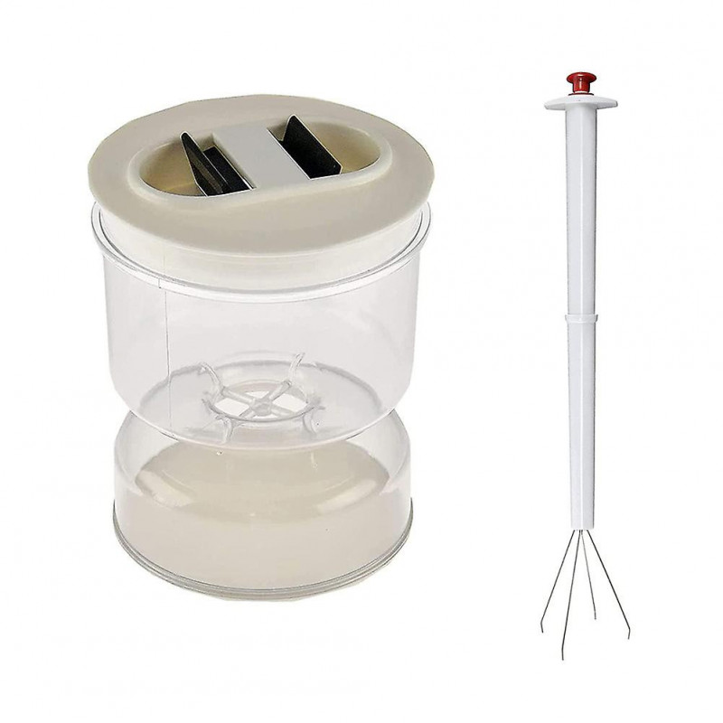 Pickle Hourglass Jar Transparent Pickle Flip Jar Pickle Container avec passoire pour le stockage hermétique des [...]