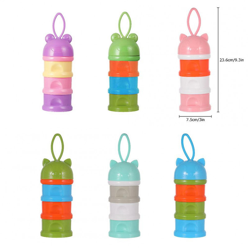 Portable Three-layer Milk Powder Box Large-capacity Waterproof And Leak-proof Food Storage Box With Handle Baby [...]