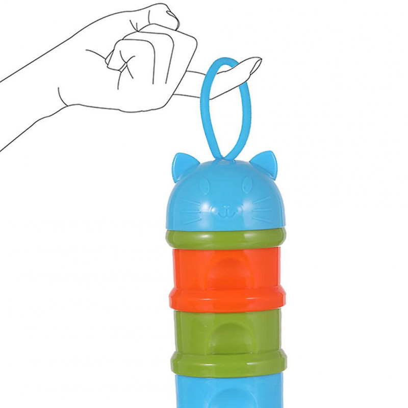 Portable Three-layer Milk Powder Box Large-capacity Waterproof And Leak-proof Food Storage Box With Handle Baby [...]