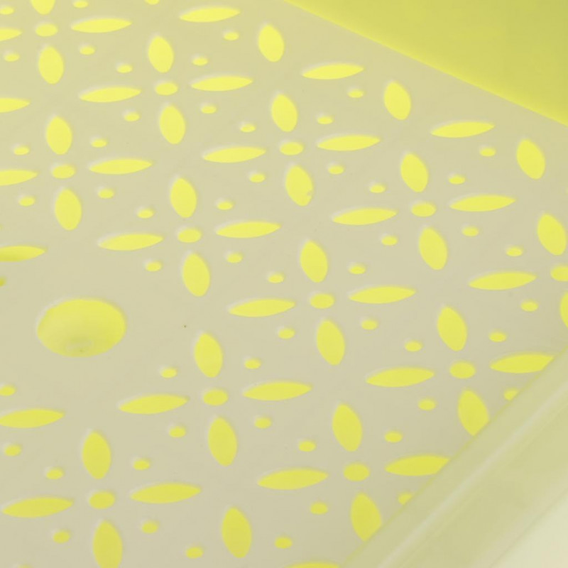 Milk Bottle Organizer Baby Bottle Dishes Container Food Storage Box Green