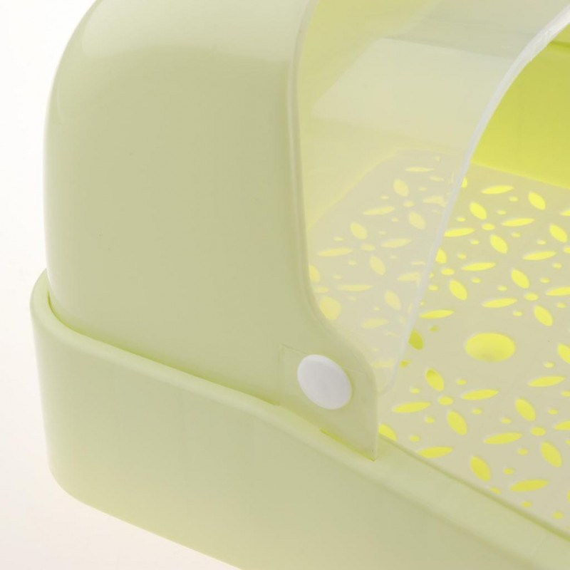 Milk Bottle Organizer Baby Bottle Dishes Container Food Storage Box Green