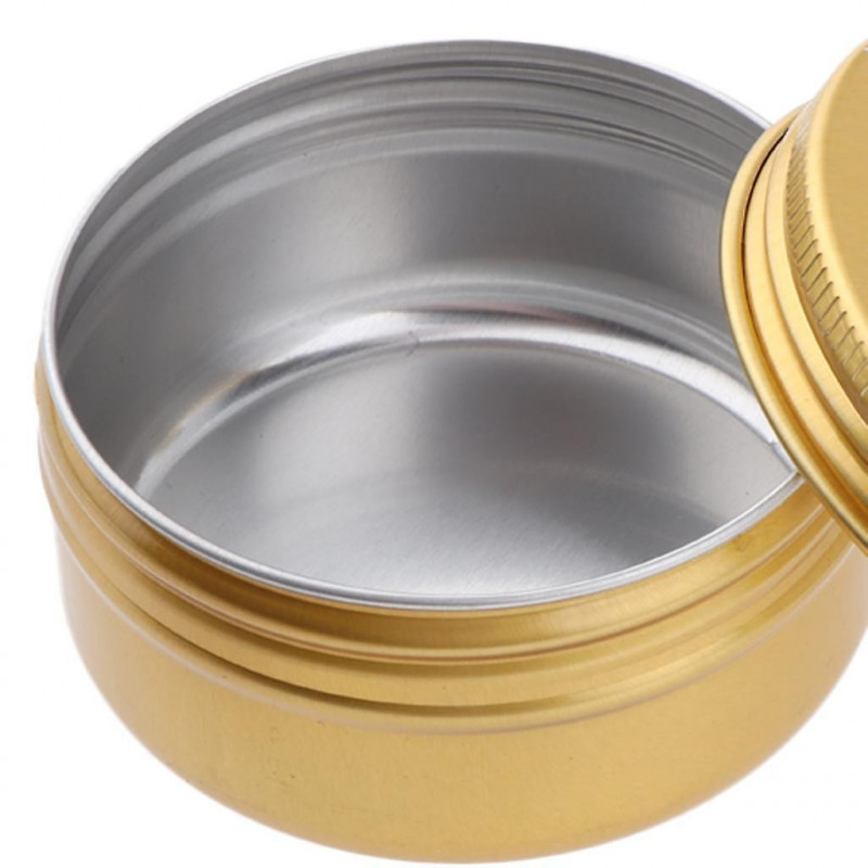 5pcs Empty Makeup Aluminium Pot Jar Tin Lip Balm Container Storage Box 100ml 5pcs Empty Makeup Aluminium Pot Jar Tin Lip Balm Container Storage Box 100ml
