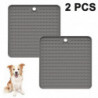 Tapis de léchage de chien, 2 Pack Lick Pad, Pet Boredom Buster Slow Feeders Tapis de léchage de chien, 2 Pack Lick Pad, Pet Boredom Buster Slow Feeders