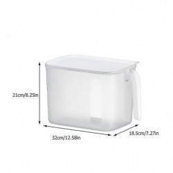 1Pc Kitchen Organization Box Kitchen Handle Design Storage Box Lid Sealing Box 1Pc Kitchen Organization Box Kitchen Handle Design Storage Box Lid Sealing Box