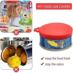 Pet Can Covers, Pet Food Tin Lids Universal Silicone Cat Dog Food Can Lids Pet Can Covers, Pet Food Tin Lids Universal Silicone Cat Dog Food Can Lids