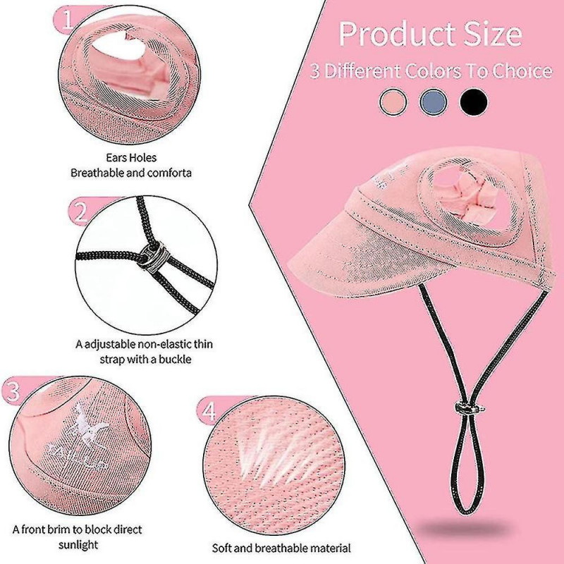 Outdoor Pet Sun Caps Summer Solid Oxford Cap For Cat Dog Pet Accessories