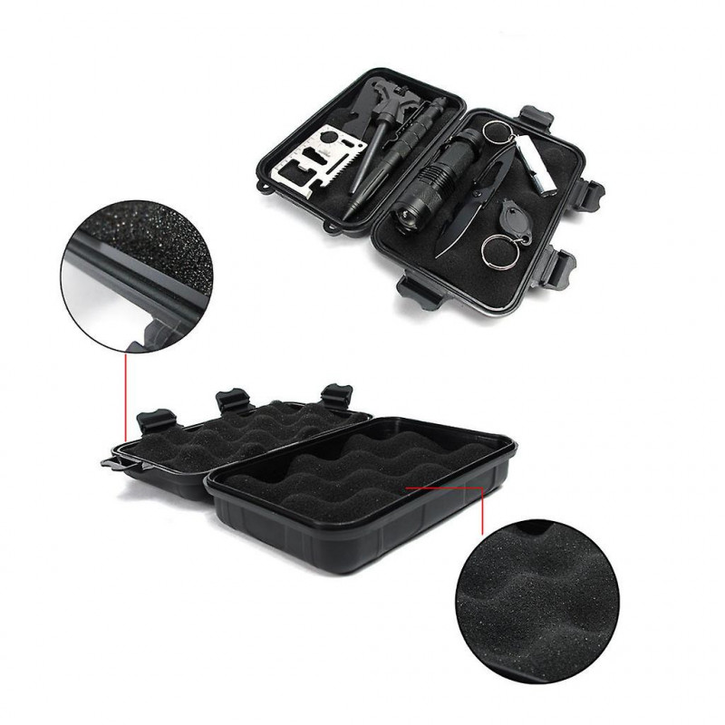 Outdoor Shockproof Waterproof Tool Box Airtight Case EDC Travel Sealed Container