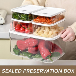 3Pcs Kitchen Refrigerator Sealed Fresh-Keeping Storage Box Frost Meat Packaging Box Vegetable Grain And [...]