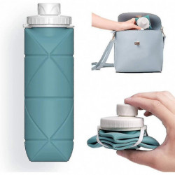 Silic Collapsible Travel With Lids, Graduated, Silic Collapsible Travel With Lids, Graduated,