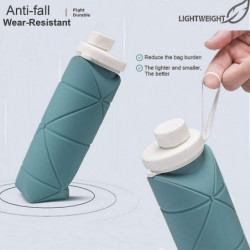 Silic Collapsible Travel With Lids, Graduated, Silic Collapsible Travel With Lids, Graduated,