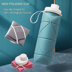 Silic Collapsible Travel With Lids, Graduated, Silic Collapsible Travel With Lids, Graduated,