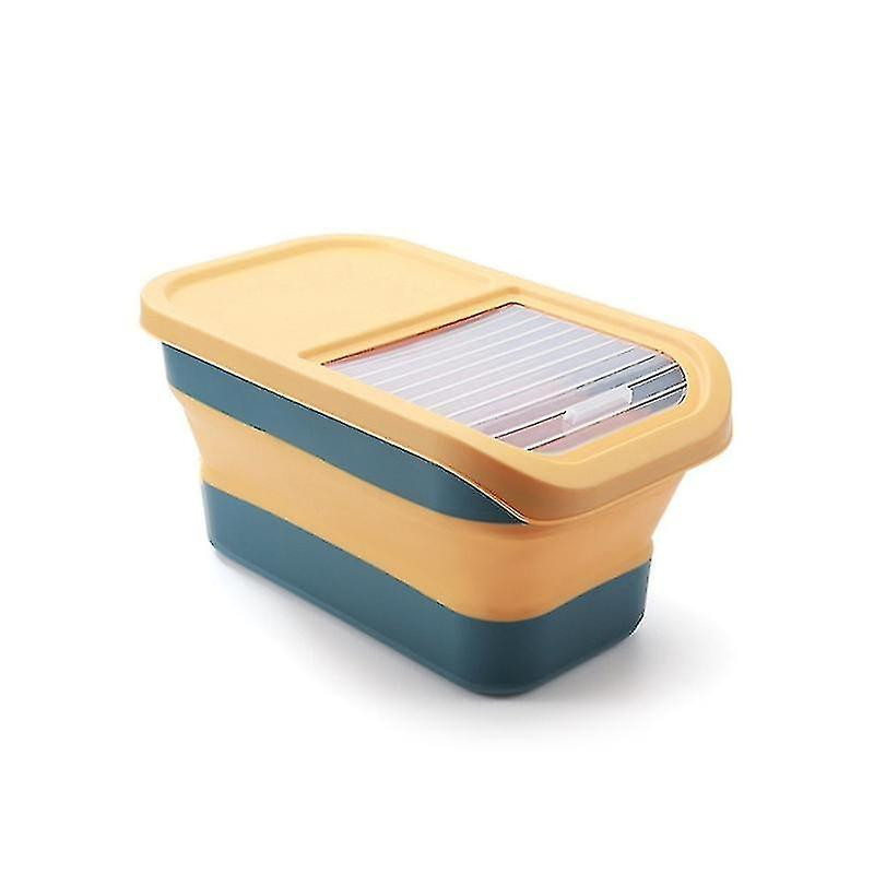 Collapsible Dog Food Stora Container Pet Food Container With Lids Tight Cat Food Containers Foldable Kit Rice Stora
