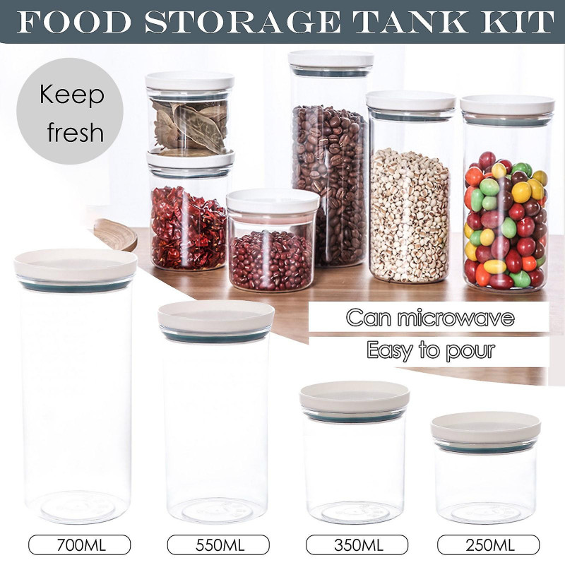 Snack Storage Buckets Sealed Moisture-proof Containers Sealed Cans