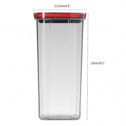 Miscellaneous Grains Barley Noodle Storage Jar Nut Candy Dry Storage Jar Square Transparent Buckle Dry Storage Jar Miscellaneous Grains Barley Noodle Storage Jar Nut Candy Dry Storage Jar Square Transparent Buckle Dry Storage Jar