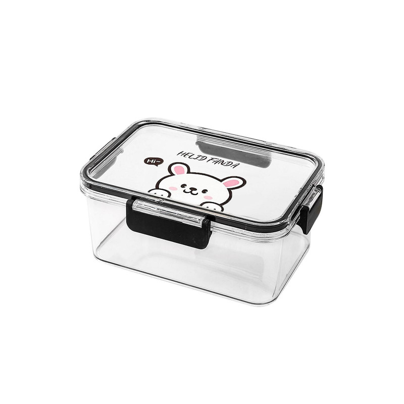 Refrigerator Sealed Food-grade Transparent Plastic Box Convenient Box Large-capacity Fruit Container