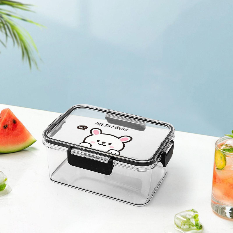 Refrigerator Sealed Food-grade Transparent Plastic Box Convenient Box Large-capacity Fruit Container